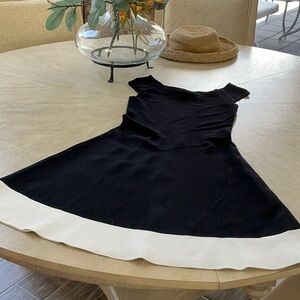 Chic Black and White Eliza J Dress